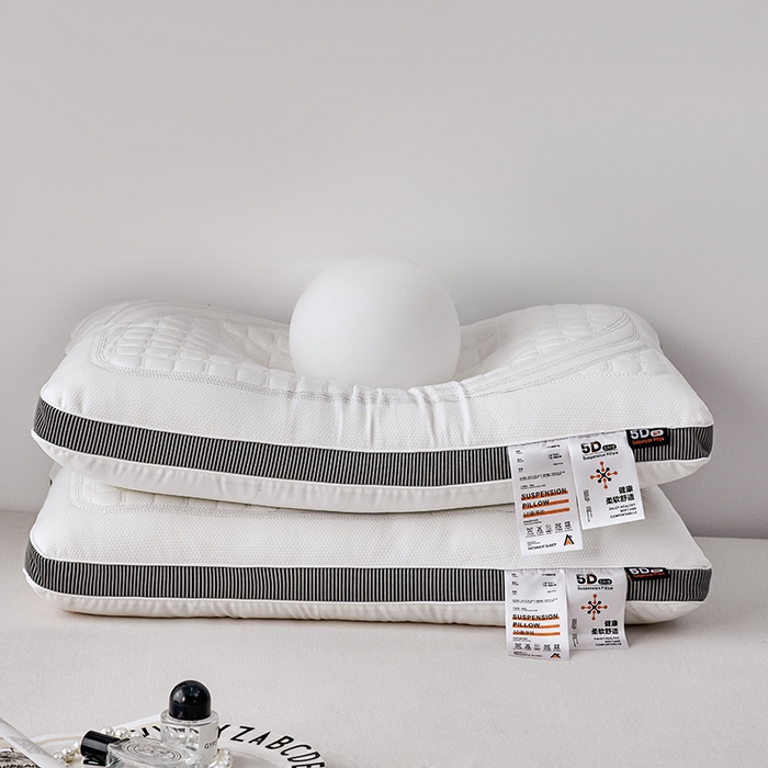 91家纺网 家纺一手货源 找家纺 （总）蝶飞舞 2025新款5D悬浮酒店护颈助眠枕头枕芯高档按摩枕