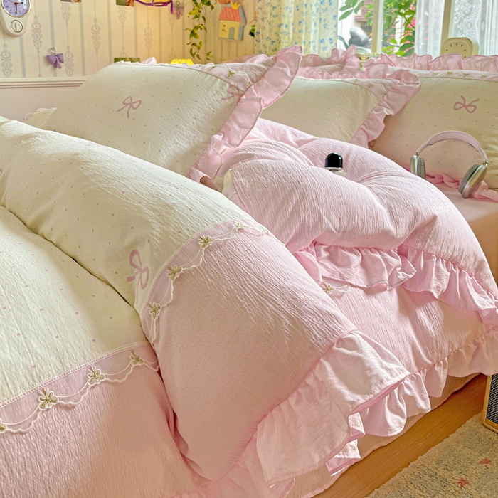 （总）娜娜 2025新款云感双层纱四件套