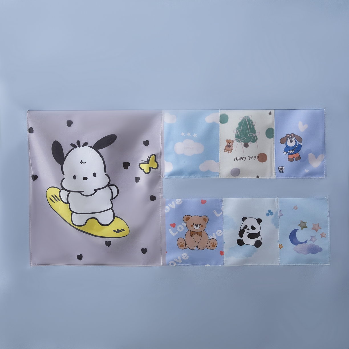 91家纺网 家纺一手货源 找家纺 爱上家居 2025新款学生蚊帐花边款 蓝色