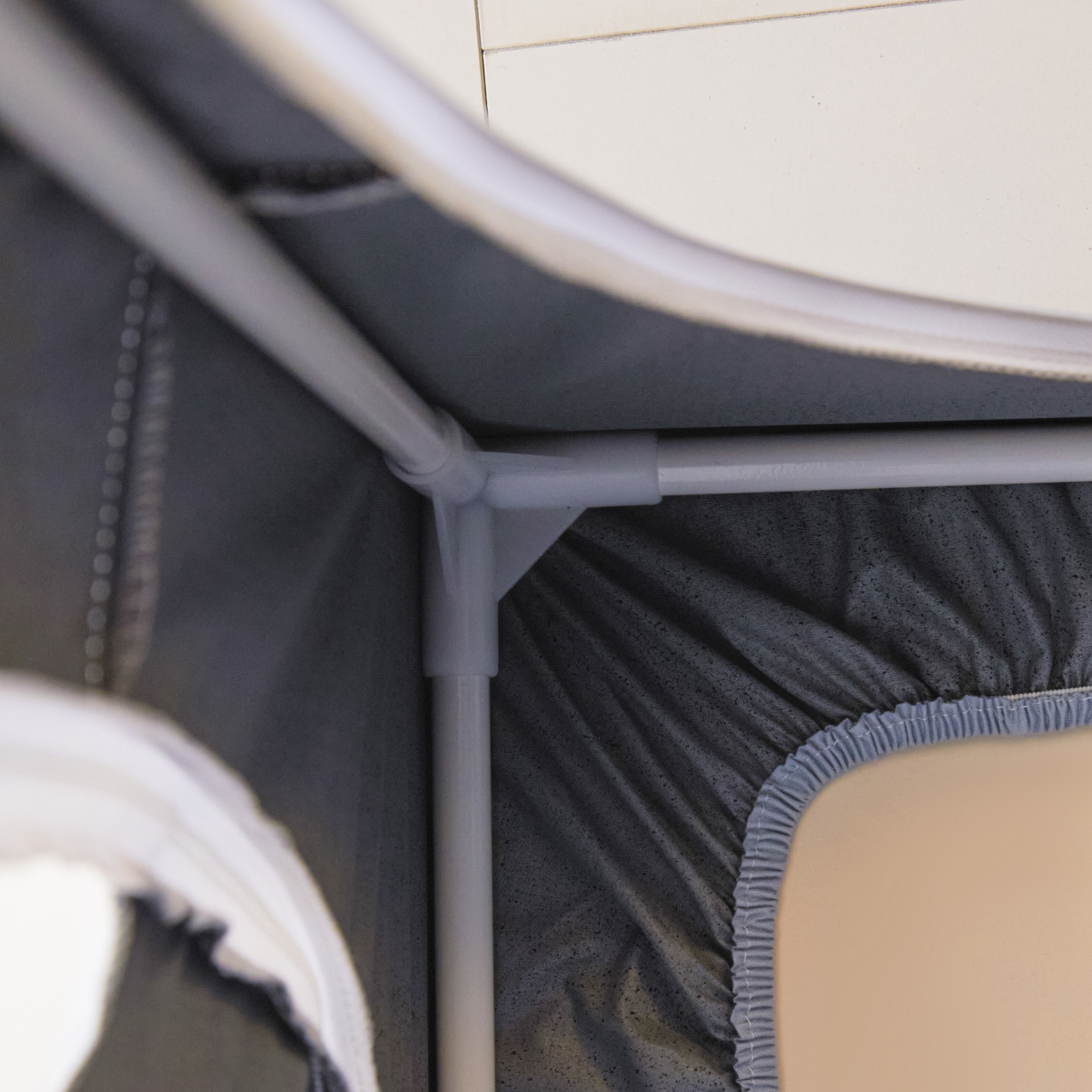 91家纺网 家纺一手货源 找家纺 爱上家居 2025新款学生蚊帐花边款 蓝色