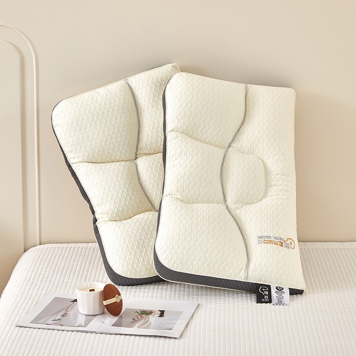 91家纺网 家纺一手货源 找家纺 （总）蝶飞舞 2025新款360护颈分区护颈枕头枕芯 保健枕牵引枕头