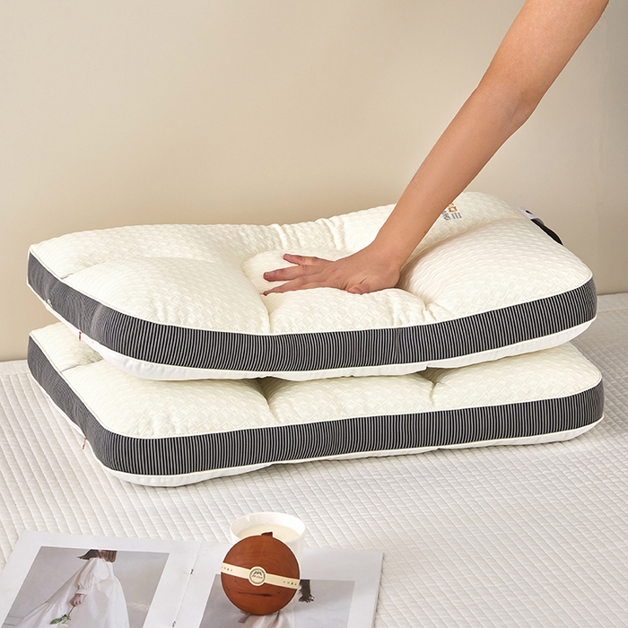 91家纺网 家纺一手货源 找家纺 （总）蝶飞舞 2025新款360护颈分区护颈枕头枕芯 保健枕牵引枕头