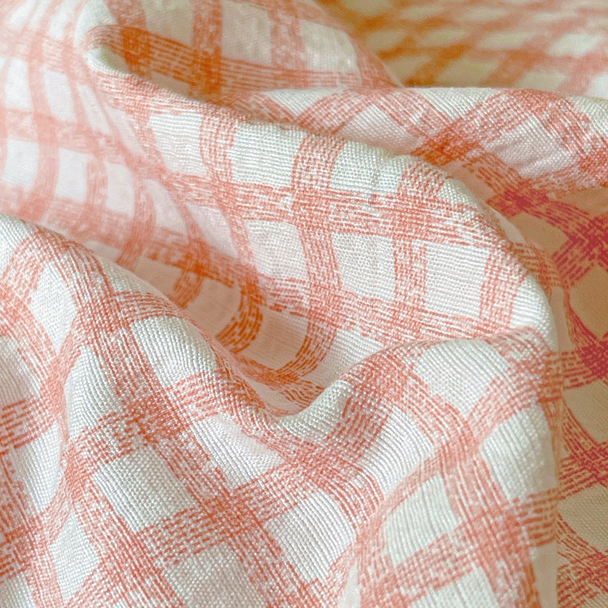 91家纺网 家纺一手货源 找家纺 娜娜 2025新款云感双层纱四件套 花格色谱