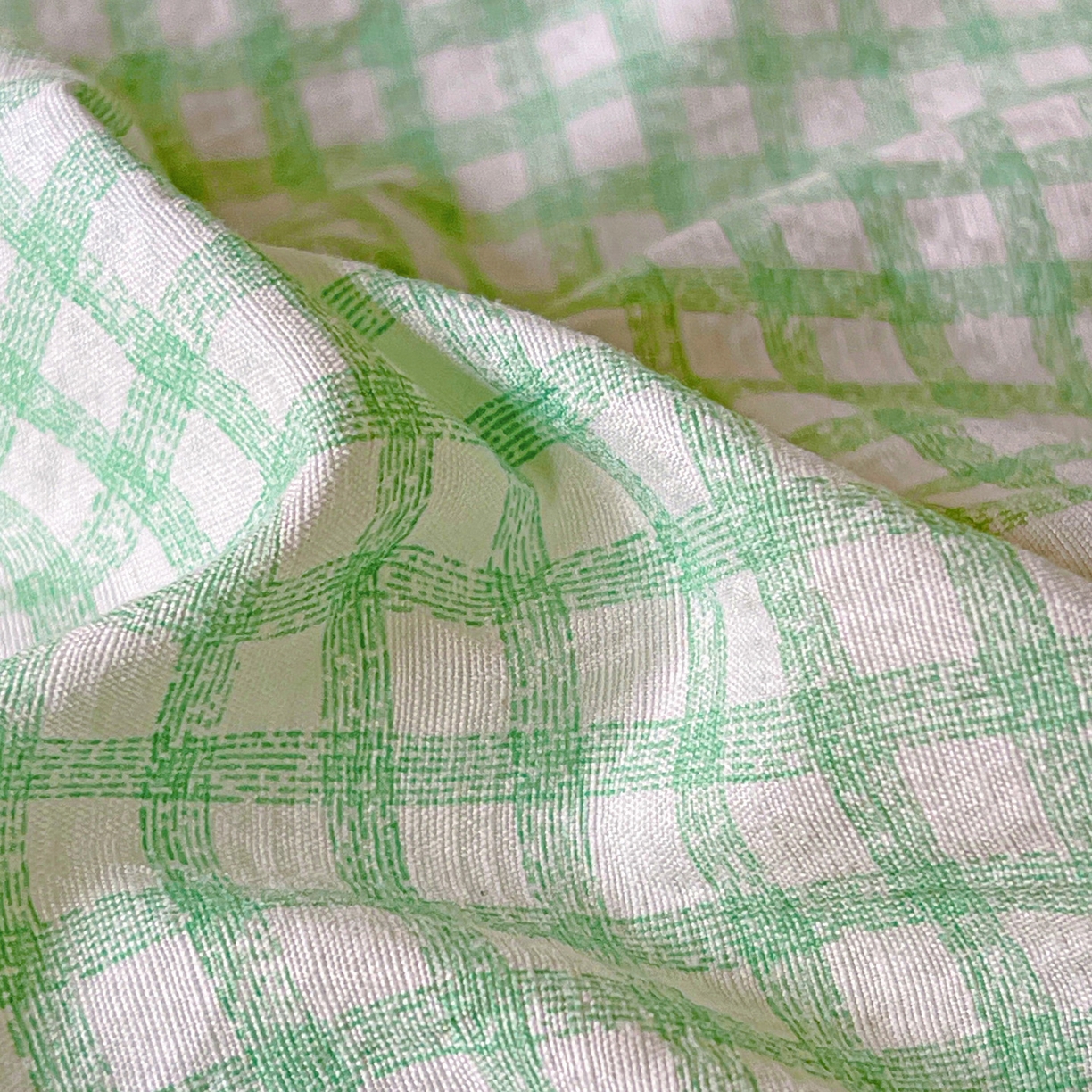 91家纺网 家纺一手货源 找家纺 娜娜 2025新款云感双层纱四件套 像素花园