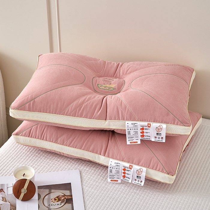 91家纺网 家纺一手货源 找家纺 （总）蝶飞舞 2025新款高档款大豆护颈枕枕头枕芯护颈助眠枕