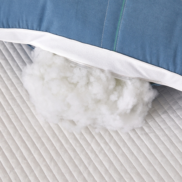 91家纺网 家纺一手货源 找家纺 蝶飞舞 2025新款高档款大豆护颈枕枕头枕芯护颈助眠枕 大豆护颈枕-蓝色48*74cm/只 48*74cm