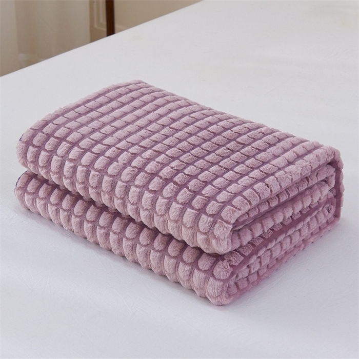 91家纺网 家纺一手货源 找家纺 （总）馨米莱家纺2025新款提花兔毛复合毯