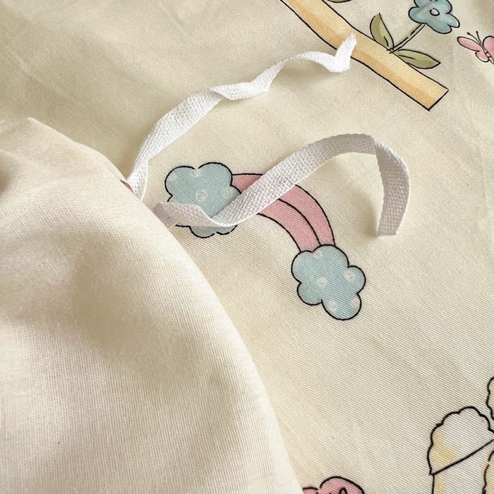 91家纺网 家纺一手货源 找家纺 （总）六巷胡同 2025新款INS卡通减龄可爱风全棉四件套（开学季系列）