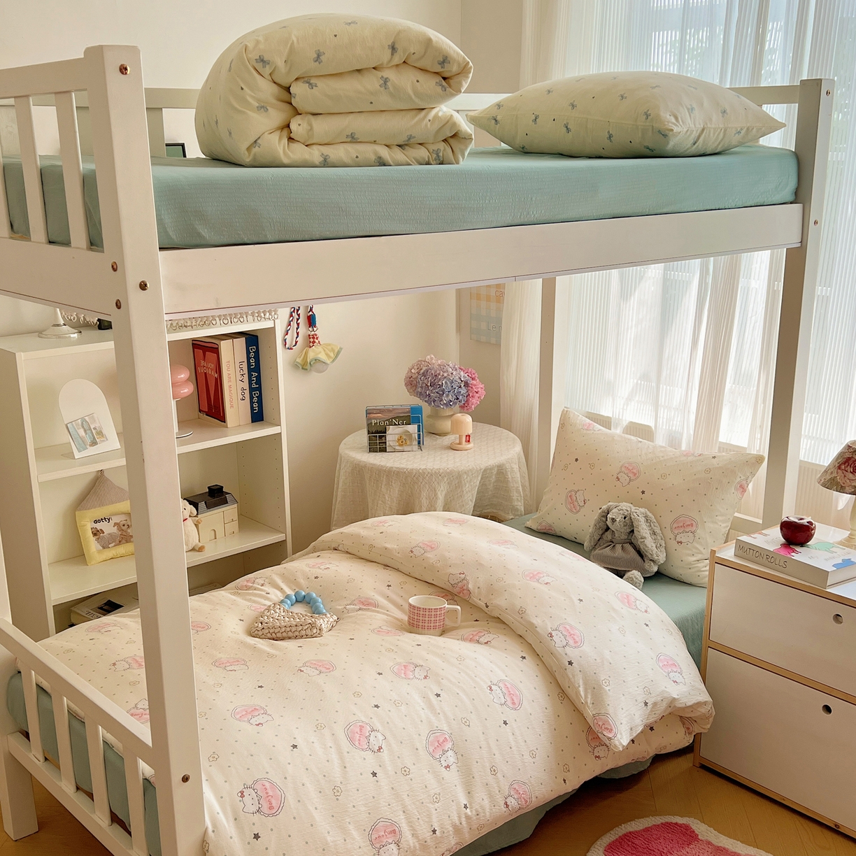 91家纺网 家纺一手货源 找家纺 （总）繁花家居 2025新款木棉爆款学生床三件套四件套跑量款