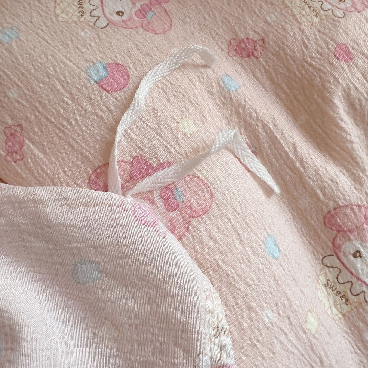 91家纺网 家纺一手货源 找家纺 繁花家居 2025新款木棉爆款学生床三件套四件套跑量款 冰淇淋美蒂