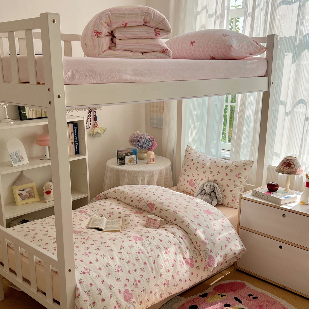 繁花家居 2025新款木棉爆款学生床三件套四件套跑量款 花花狗