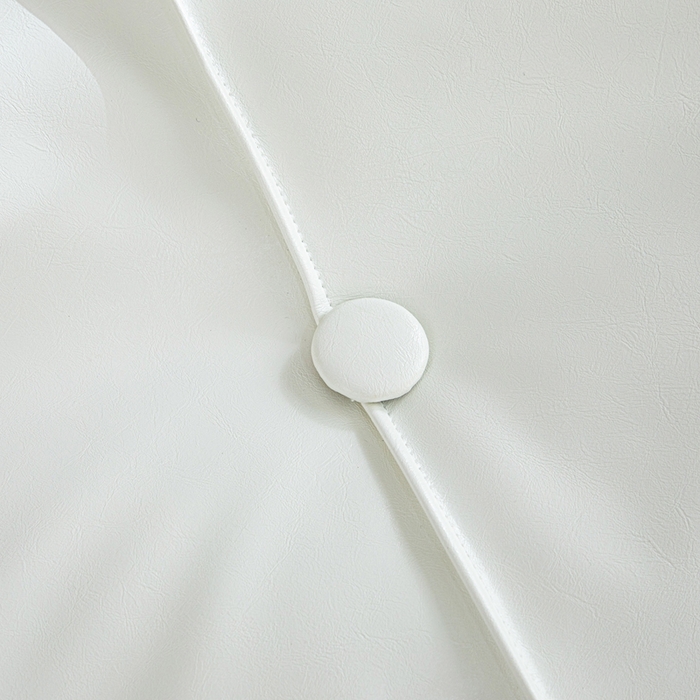 91家纺网 家纺一手货源 找家纺 沐沐家纺2026新款油蜡皮床头靠背 白色