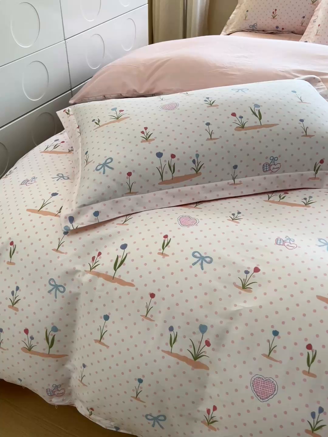 91家纺网 家纺一手货源 找家纺 西域种棉人 2025新款纯棉大学生宿舍100%新疆棉花被子被褥一整套枕头床垫三件套六件套四件套 波点乐园 格子