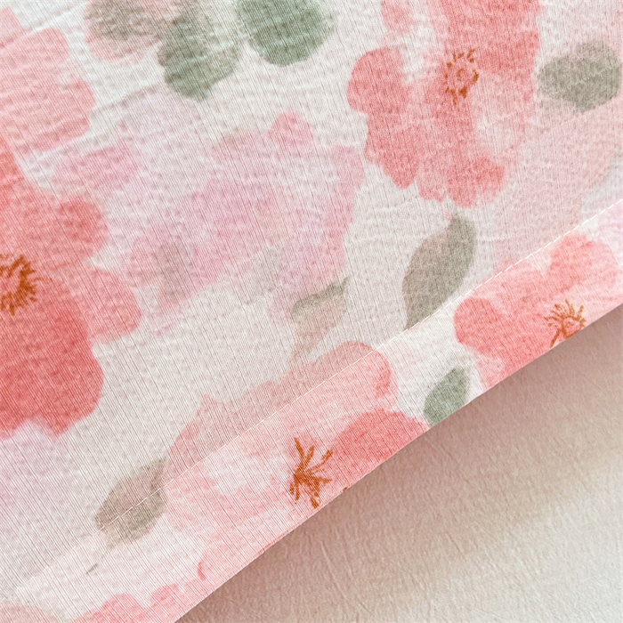 91家纺网 家纺一手货源 找家纺 梦舒羽 2025新款云感双层纱印花双人枕套情侣1.5m枕芯套1.8床枕头 倾城之恋