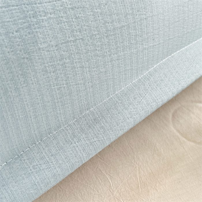 91家纺网 家纺一手货源 找家纺 梦舒羽 2025新款云感双层纱印花双人枕套情侣1.5m枕芯套1.8床枕头 夏日蓝