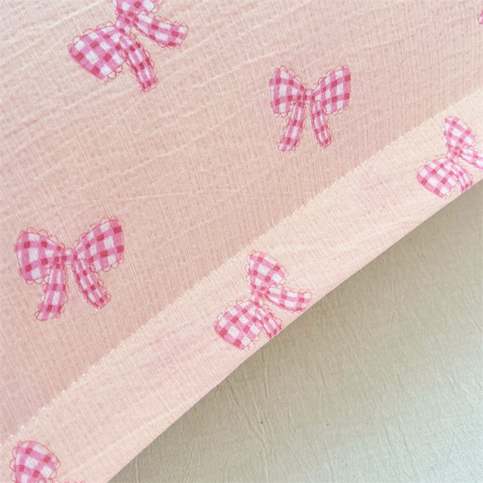 91家纺网 家纺一手货源 找家纺 梦舒羽 2025新款云感双层纱印花双人枕套情侣1.5m枕芯套1.8床枕头 少女物语