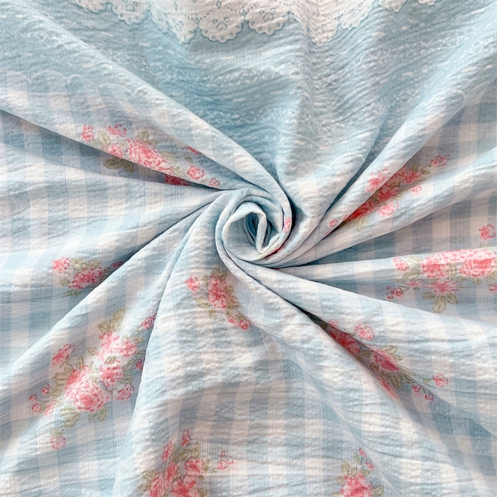 91家纺网 家纺一手货源 找家纺 梦舒羽 2025新款云感双层纱印花双人枕套情侣1.5m枕芯套1.8床枕头 浮生若梦