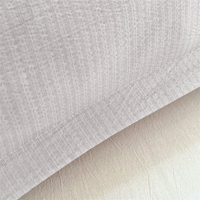 91家纺网 家纺一手货源 找家纺 梦舒羽 2025新款云感双层纱印花双人枕套情侣1.5m枕芯套1.8床枕头 梦境灰