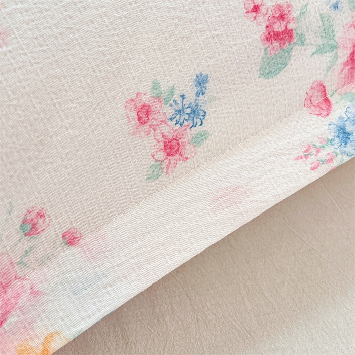 91家纺网 家纺一手货源 找家纺 梦舒羽 2025新款云感双层纱印花双人枕套情侣1.5m枕芯套1.8床枕头 朝花夕拾