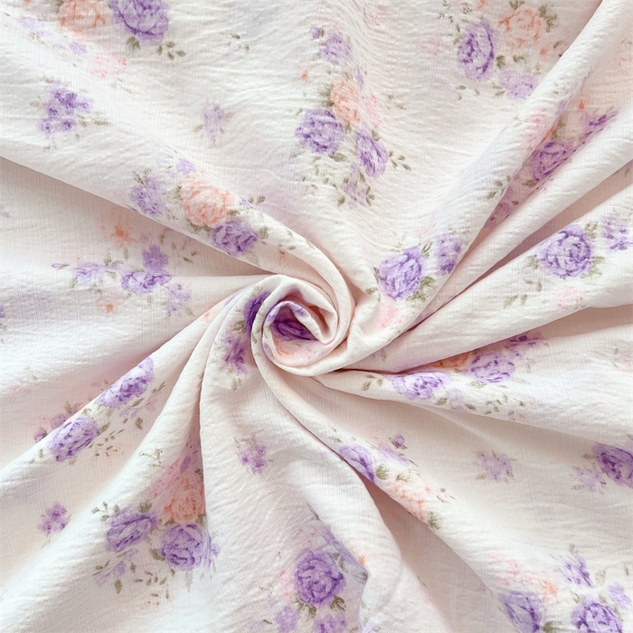 91家纺网 家纺一手货源 找家纺 梦舒羽 2025新款云感双层纱印花双人枕套情侣1.5m枕芯套1.8床枕头 紫薇花园