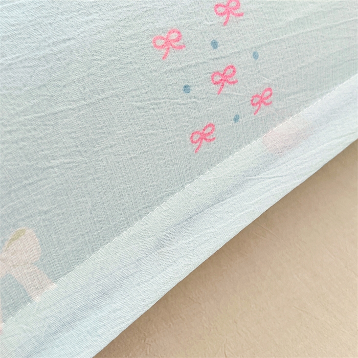 91家纺网 家纺一手货源 找家纺 梦舒羽 2025新款云感双层纱印花双人枕套情侣1.5m枕芯套1.8床枕头 甜心小狗