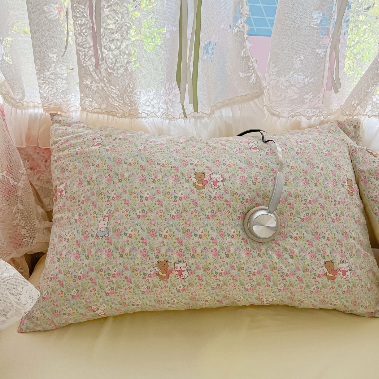 91家纺网 家纺一手货源 找家纺 盼季家纺 2025新款A类水洗棉印花双拼床上用品四件套学生宿舍床笠三件套 简单款-小伙伴