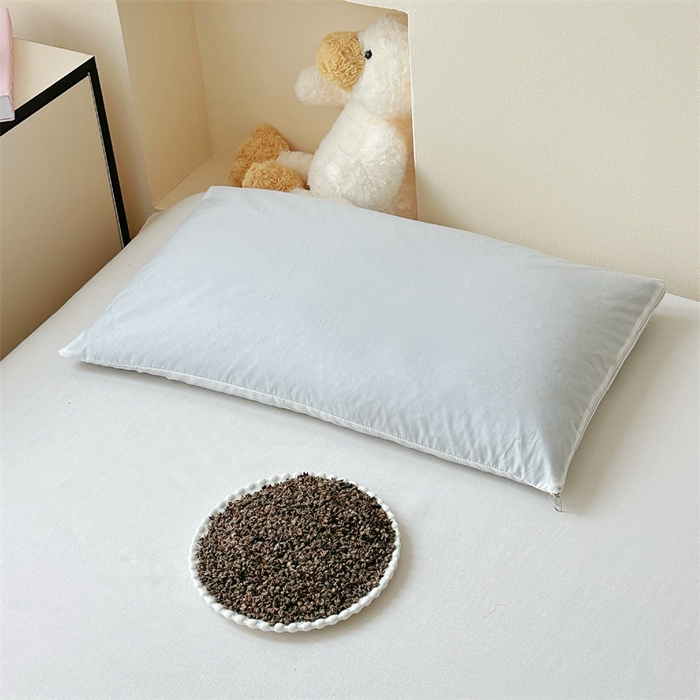 91家纺网 家纺一手货源 找家纺 （总）卓昌枕芯 2025新款双层纱全棉儿童成人蜗牛绣花荞麦枕羽丝绒枕枕头枕芯