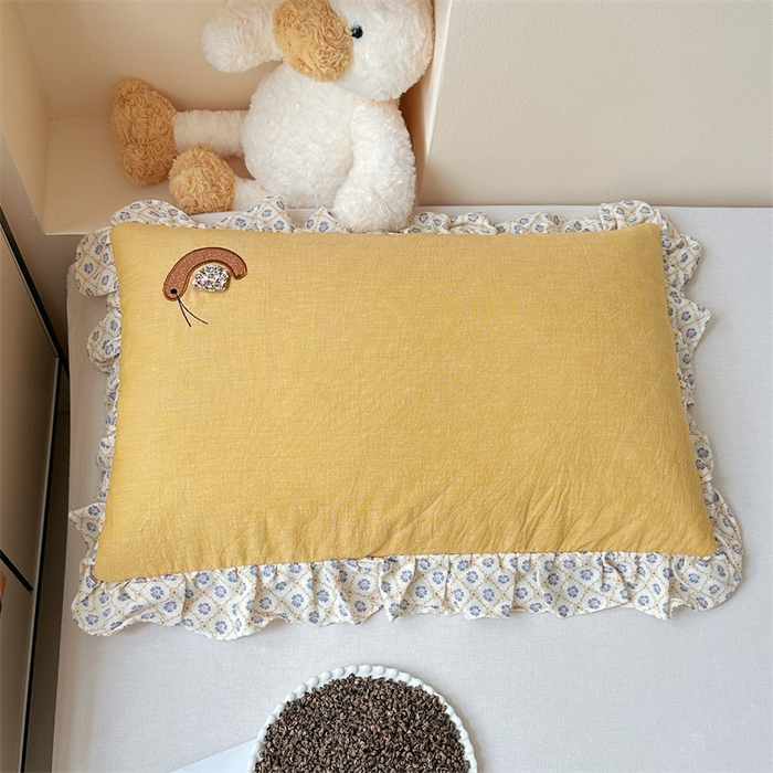 91家纺网 家纺一手货源 找家纺 （总）卓昌枕芯 2025新款双层纱全棉儿童成人蜗牛绣花荞麦枕羽丝绒枕枕头枕芯