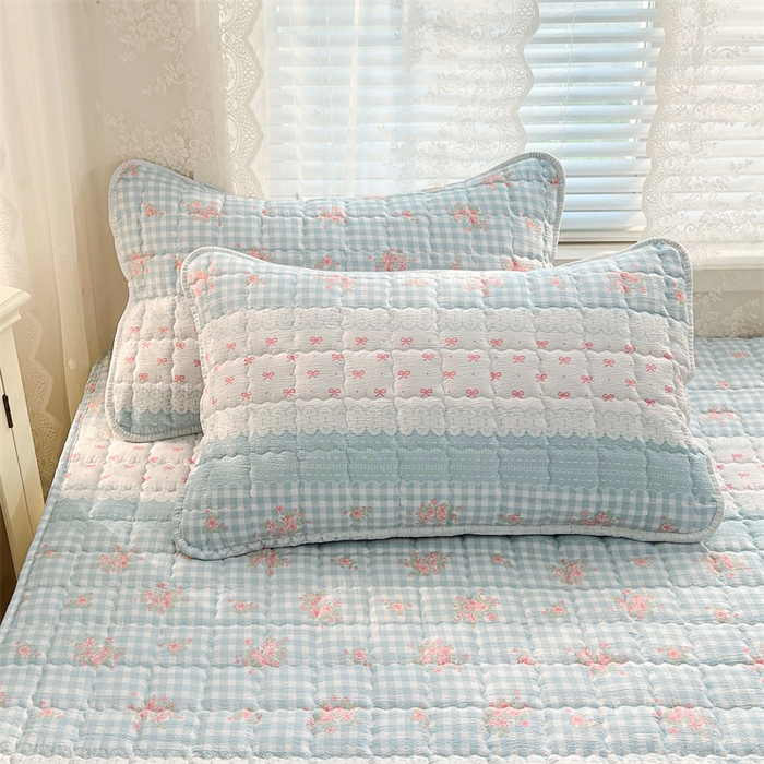 91家纺网 家纺一手货源 找家纺 梦舒羽 2025新款云感双层纱夹棉床褥床护垫床垫保护垫学生宿舍专用三件套 浮生若梦