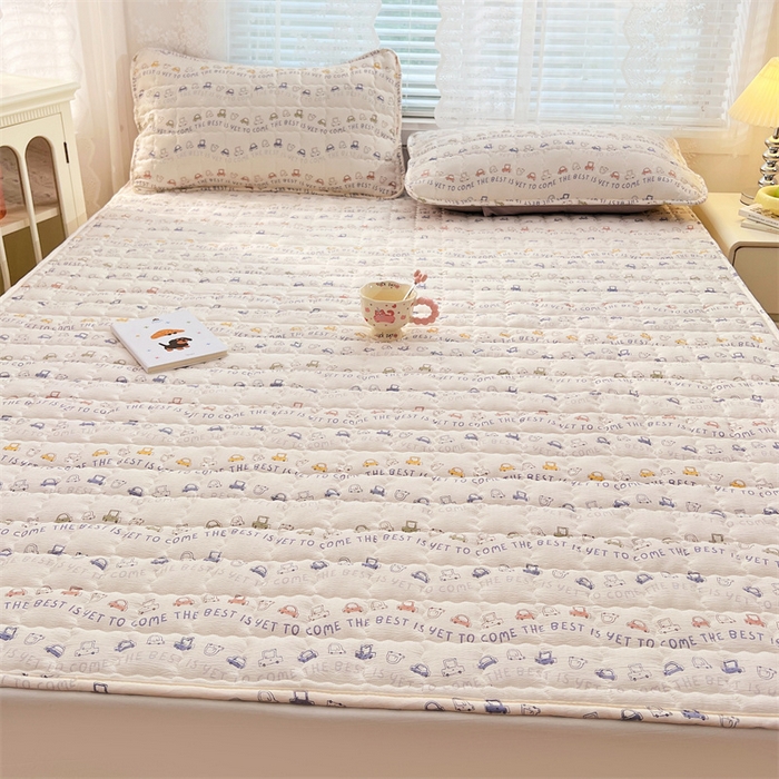 91家纺网 家纺一手货源 找家纺 （总）梦舒羽 2025新款云感双层纱夹棉床褥床护垫床垫保护垫学生宿舍专用三件套