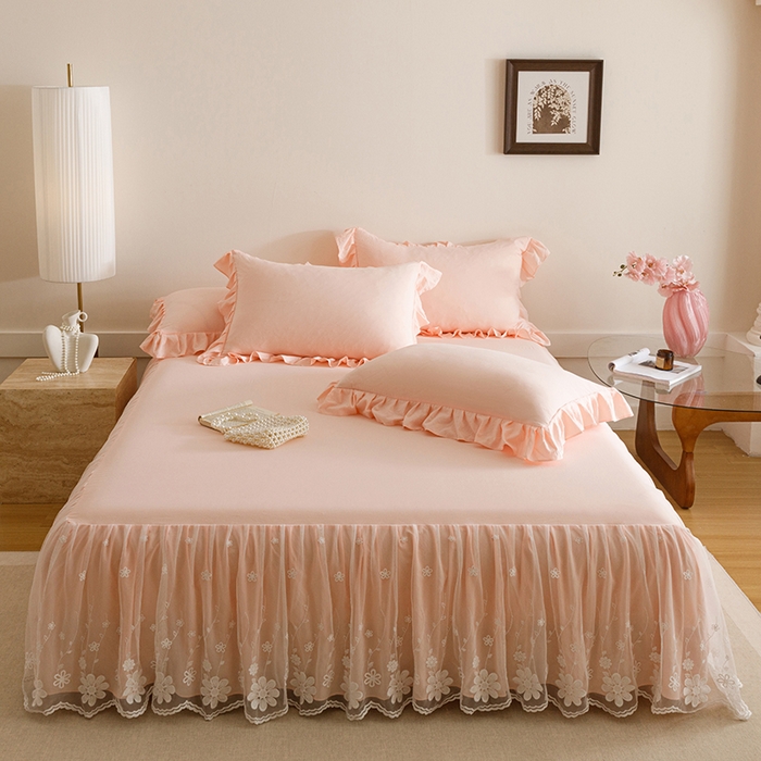 （总）好儿喜家纺2025新款A类水洗棉床裙三件套-悠梦系列