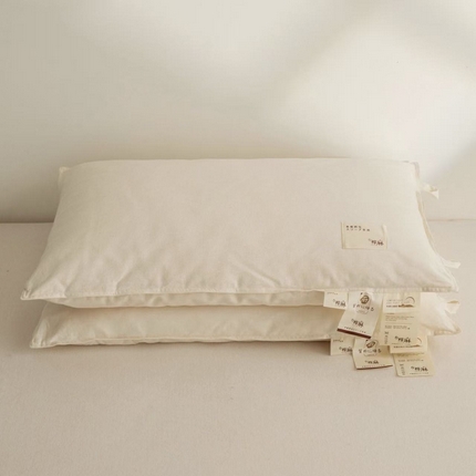 （总）麦肯锡 2025新款绣花款亚麻棉花枕