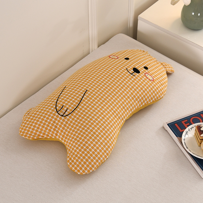 91家纺网 家纺一手货源 找家纺 （总）金牛枕芯 2025新款全棉纯棉单层纱荞麦枕枕头枕芯-抱抱熊