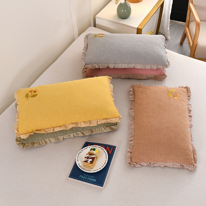 91家纺网 家纺一手货源 找家纺 （总）金牛枕芯 2025新款全棉纯棉单层纱荞麦枕枕头枕芯-橡树子