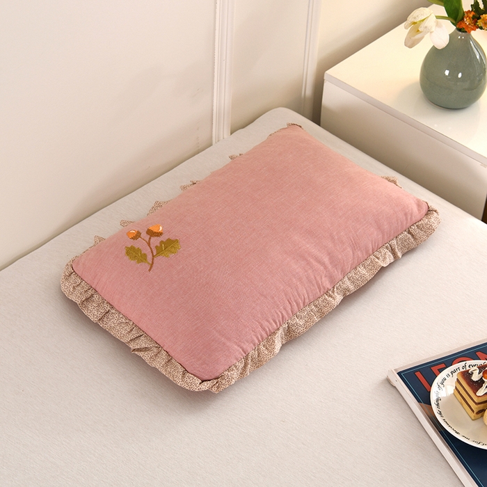 91家纺网 家纺一手货源 找家纺 （总）金牛枕芯 2025新款全棉纯棉单层纱荞麦枕枕头枕芯-橡树子