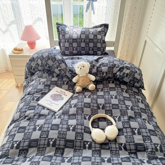 91家纺网 家纺一手货源 找家纺 简冠 开学季2025植物羊绒学生宿舍上下铺学生三件套学生床垫被子被芯大礼包 柏拉图