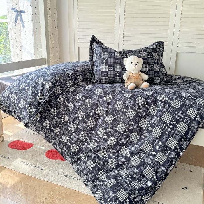 91家纺网 家纺一手货源 找家纺 简冠 开学季2025植物羊绒学生宿舍上下铺学生三件套学生床垫被子被芯大礼包 柏拉图