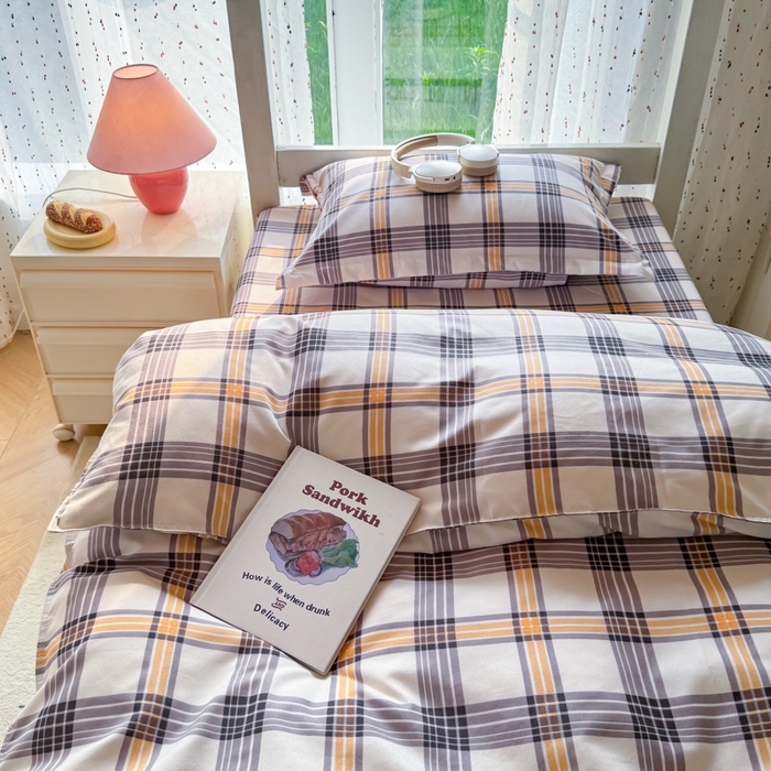 91家纺网 家纺一手货源 找家纺 简冠 开学季2025植物羊绒学生宿舍上下铺学生三件套学生床垫被子被芯大礼包 半夏时光