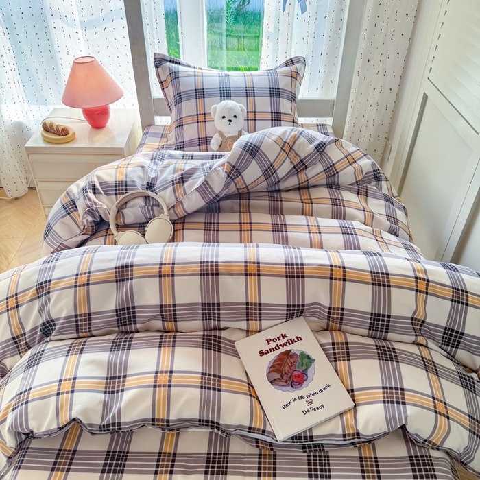 91家纺网 家纺一手货源 找家纺 简冠 开学季2025植物羊绒学生宿舍上下铺学生三件套学生床垫被子被芯大礼包 半夏时光