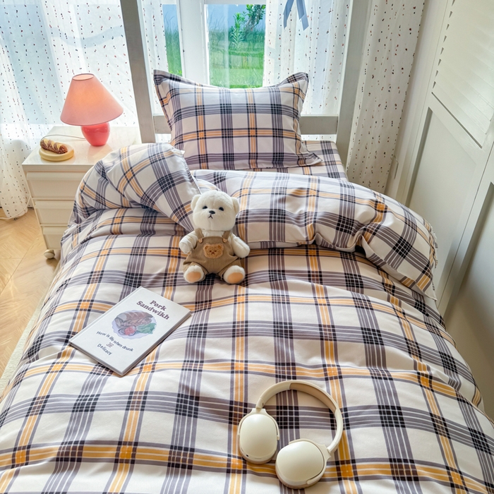 91家纺网 家纺一手货源 找家纺 简冠 开学季2025植物羊绒学生宿舍上下铺学生三件套学生床垫被子被芯大礼包 半夏时光