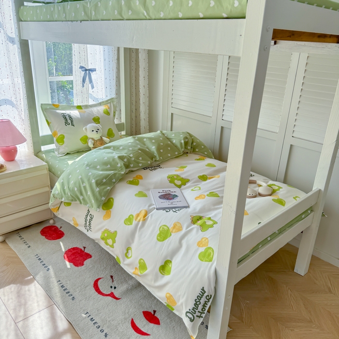 91家纺网 家纺一手货源 找家纺 简冠 开学季2025植物羊绒学生宿舍上下铺学生三件套学生床垫被子被芯大礼包 憧憬