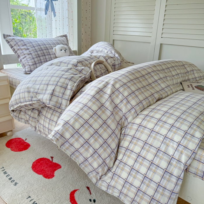 91家纺网 家纺一手货源 找家纺 简冠 开学季2025植物羊绒学生宿舍上下铺学生三件套学生床垫被子被芯大礼包 意境