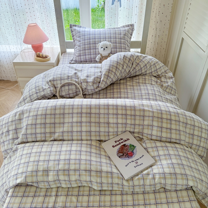 91家纺网 家纺一手货源 找家纺 简冠 开学季2025植物羊绒学生宿舍上下铺学生三件套学生床垫被子被芯大礼包 意境