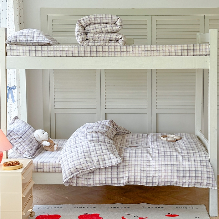 91家纺网 家纺一手货源 找家纺 简冠 开学季2025植物羊绒学生宿舍上下铺学生三件套学生床垫被子被芯大礼包 意境