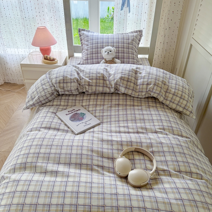 91家纺网 家纺一手货源 找家纺 简冠 开学季2025植物羊绒学生宿舍上下铺学生三件套学生床垫被子被芯大礼包 意境