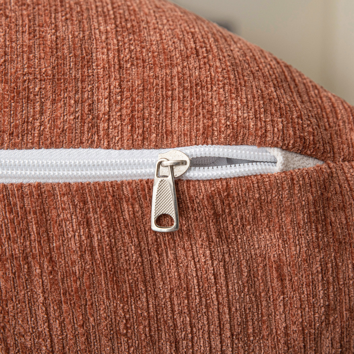 91家纺网 家纺一手货源 找家纺 美达人 2025新款珍珠棉雪尼尔立体面包靠背床头靠垫大靠背沙发抱枕飘窗阳台靠枕 雪尼尔-立体面包-云橙