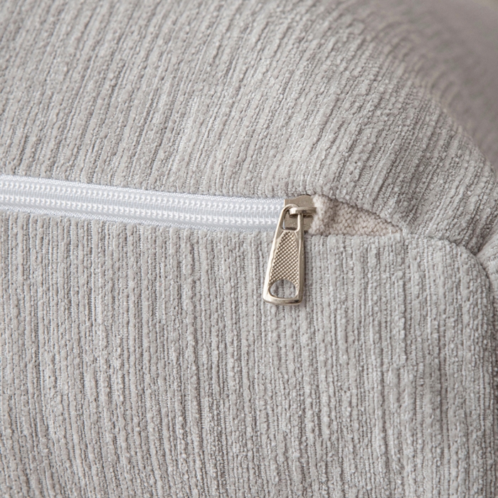 91家纺网 家纺一手货源 找家纺 美达人 2025新款珍珠棉雪尼尔立体面包靠背床头靠垫大靠背沙发抱枕飘窗阳台靠枕 雪尼尔-立体面包-浅灰