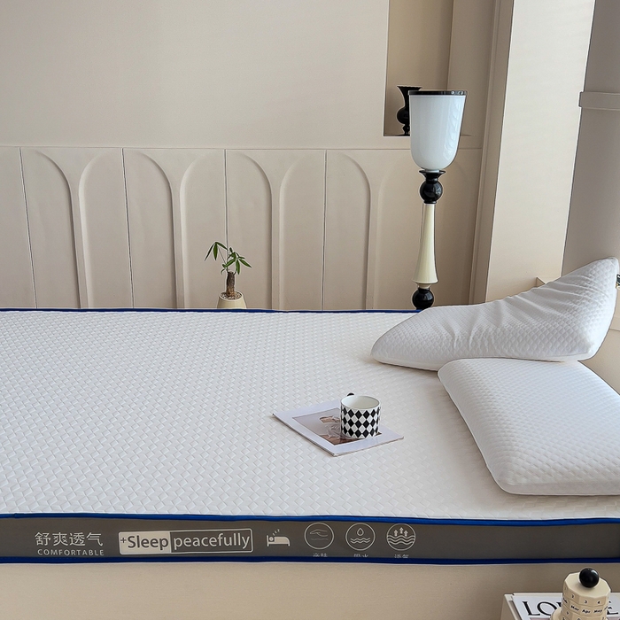 91家纺网 家纺一手货源 找家纺 MOA生态床垫 2025新款立体边乳胶海绵床垫 菱格-7.5cm