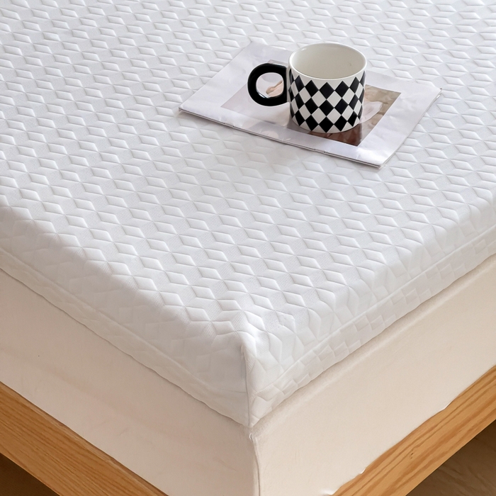 91家纺网 家纺一手货源 找家纺 MOA生态床垫 2025新款针织乳胶床垫 水立方-7.5cm