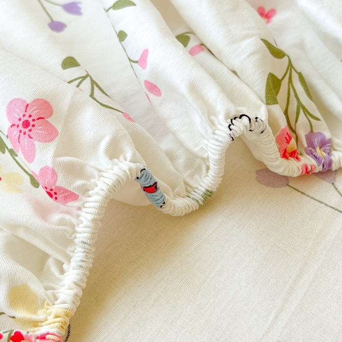 91家纺网 家纺一手货源 找家纺 （总）莱通家纺 2025春夏新款12868纯棉印花学生单床笠 床笠单件（商家提供买家秀）